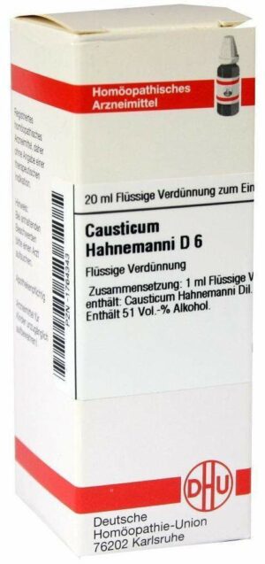 Causticum Hahnemanni D6 20 ml Dilution