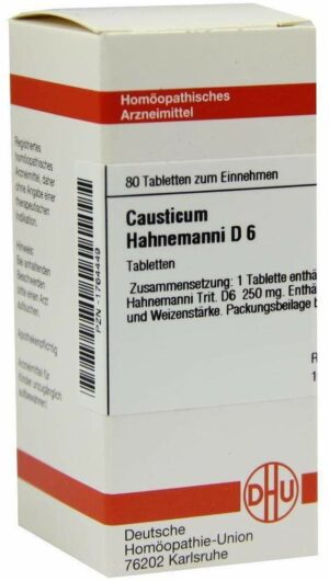 Causticum Hahnemanni D6 80 Tabletten