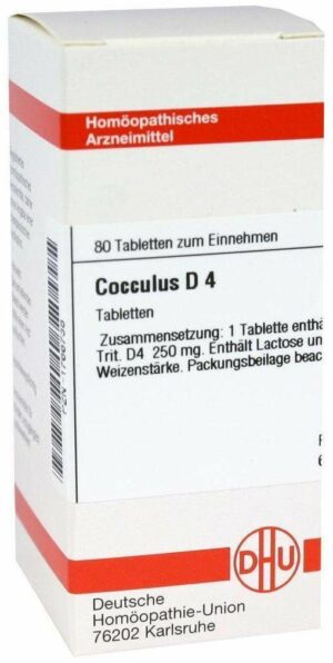 Cocculus D 4 80 Tabletten