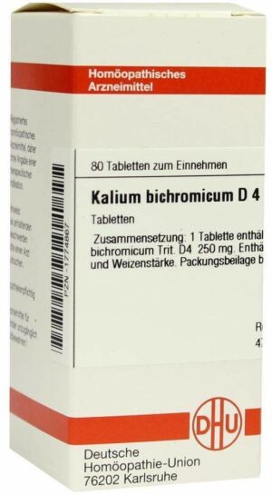 Kalium Bichromicum D 4 80 Tabletten