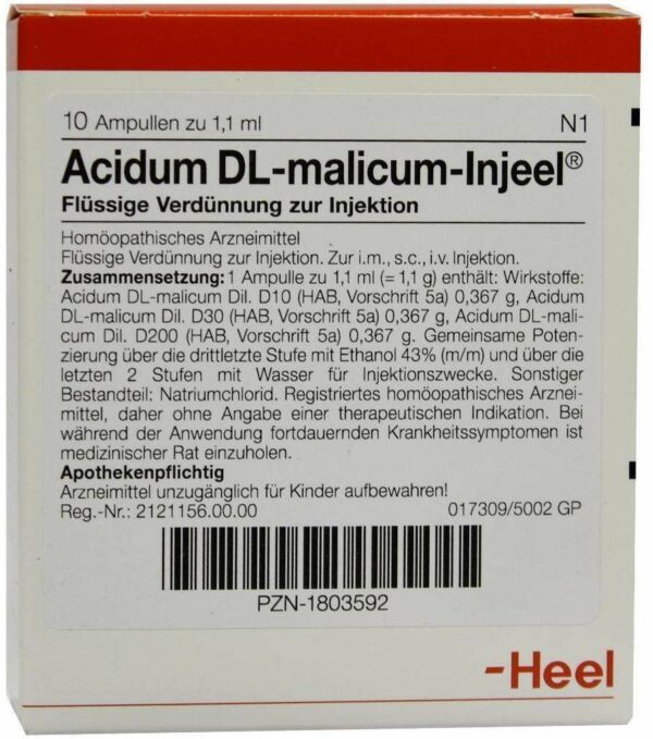 Acidum Dl Malicum Injeele 1