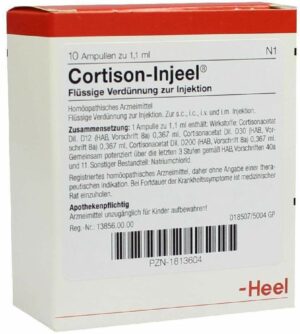 Cortison Injeel Ampullen 10 Ampullen