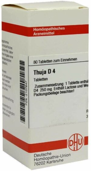 Thuja D4 80 Tabletten