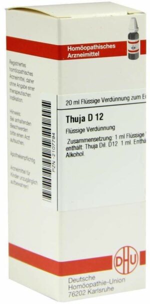 Thuja D12 Dilution 20 ml Dilution