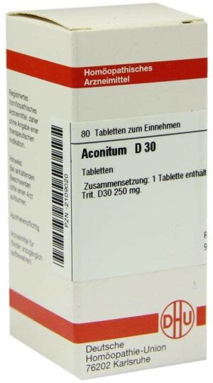 Aconitum D30 80 Tabletten