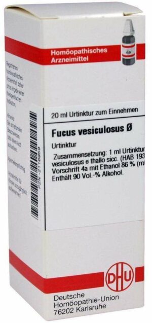 Dhu Fucus Vesiculosus Urtinktur 20 ml Dilution