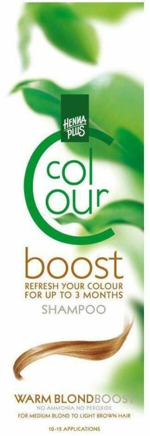 Hennaplus Colour Shampoo Boost Warm Blond