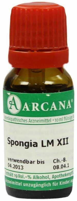 Spongia Arcana Lm 12 Dilution 10 ml