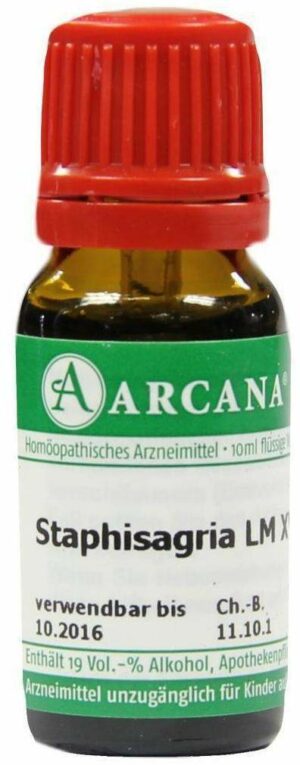Staphisagria Arcana Lm 18 Dilution 10ml