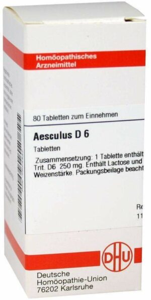 Aesculus D6 80 Tabletten