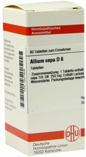 Allium Cepa D6 Dhu 80 Tabletten