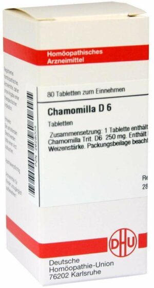 Chamomilla D6 80 Tabletten