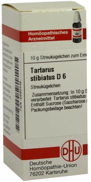 Tartarus Stibiatus D 6 Globuli