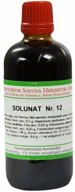 Solunat Nr.12 100 ml Tropfen