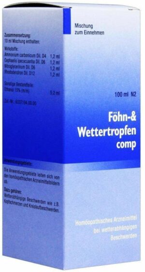 Föhn- und Wettertropfen Comp Ekf