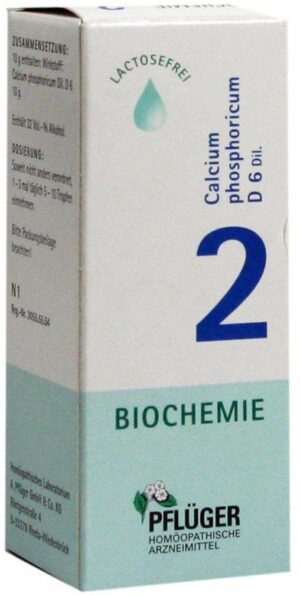 Biochemie Pflüger 2 Calcium Phosphoricum D6 30 ml Tropfen