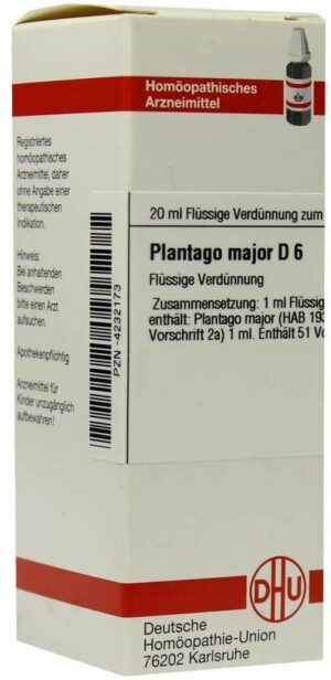 Dhu Plantago Major D6 Dilution