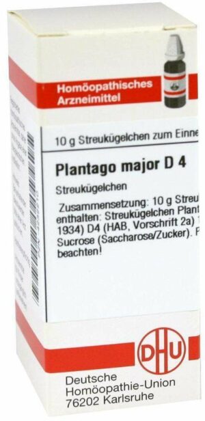 Dhu Plantago Major D4 Globuli