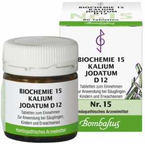 Biochemie 15 Kalium Jodatum D 12 80 Tabletten