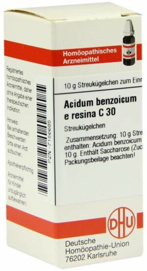 Acidum Benzoicum E.Res. C 30 Globuli