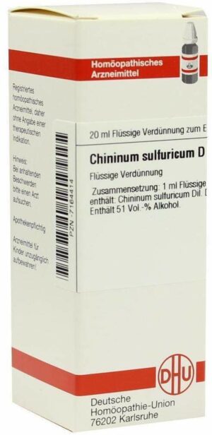 Chininum Sulfuricum D 30 Dilution
