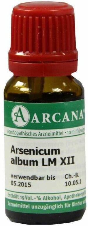 Arsenicum Album Lm 12 Dilution 10 ml