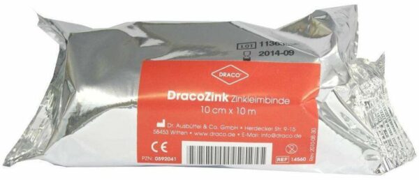 Zinkleimbinde Dracozink 10 cm X 10 M 1 Stück