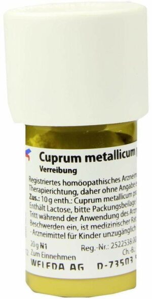 Weleda Cuprum Metallicum Praeparatum D6