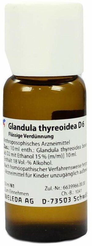 Weleda Glandula Thyreoidea D6