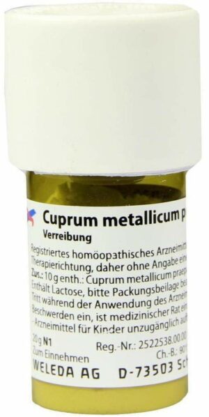 Weleda Cuprum Metallicum Praeparatum D30