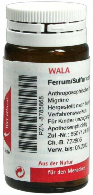 Wala Ferrum Sulfur Comp. Globuli