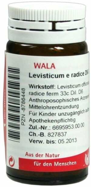 Wala Levisticum E Radice D 6 Globuli