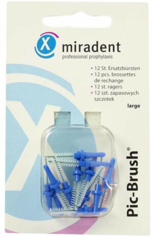 Miradent Interdentalbürste Pic-Brush Large Blau 12 Stück