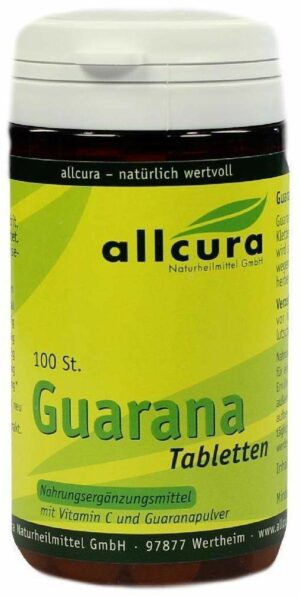 Guarana 200 mg 100 Tabletten