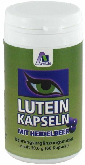 Lutein 60 Kapseln 6 mg + Heidelbeer