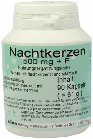 Nachtkerzen 500 mg + E 90 Kapseln