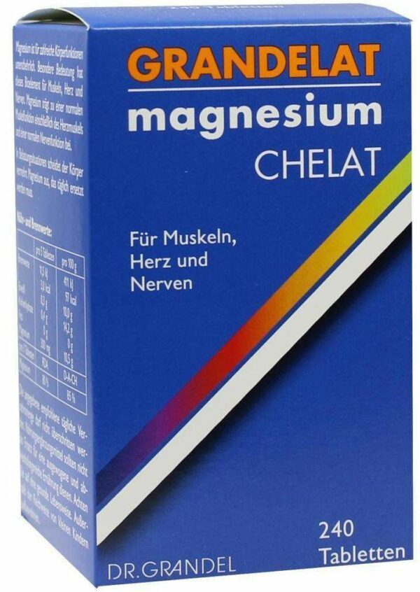 Grandelat Mag 60 Magnesium 240 Tabletten