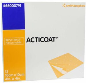 Acticoat 10x10cm Antimikrobielle Wundauflage