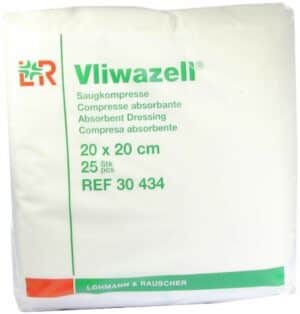 Vliwazell Kompressen 20 X 20 cm Unsteril 25 Kompressen