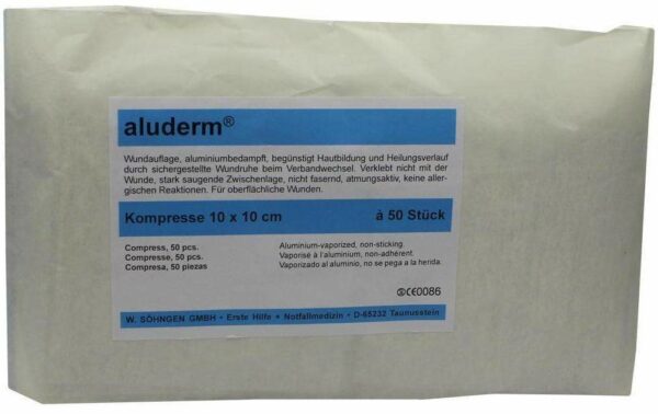 Aluderm Kompressen 10 X 10 cm 50 Kompressen