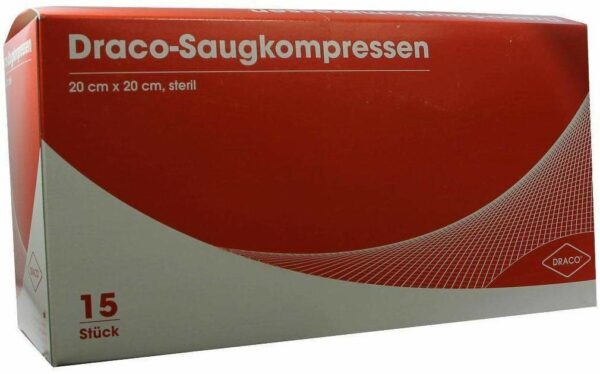 Saugkompressen Steril 20 X 20 cm Draco 15 Kompressen