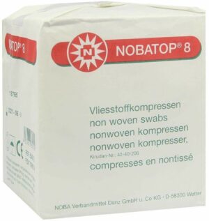 Nobatop 8 Kompressen 10 X 10 cm Unsteril 100 Kompressen