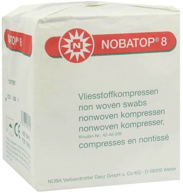 Nobatop 8 Kompressen 10 X 10 cm Unsteril 100 Kompressen