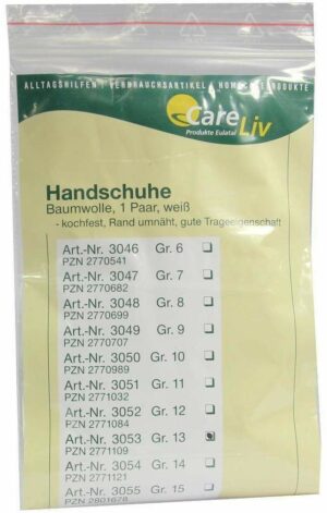 Handschuhe Baumwolle Gr.13