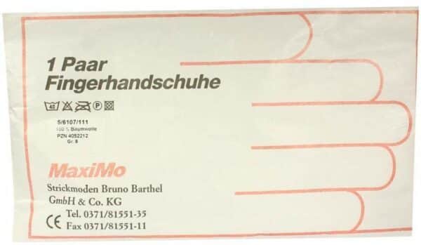 Handschuhe Strick Baumwolle Gr. 8 Damen 2 Handschuhe