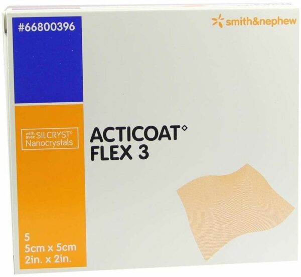 Acticoat Flex 3 5x5cm Verband