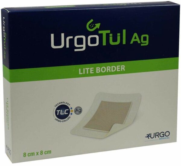 Urgotüll AG Lite Border 8 X 8 cm 10 Stück