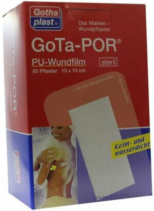 Gota Por Pu Wundfilm 15 X 10 cm Steril 50 Pflaster