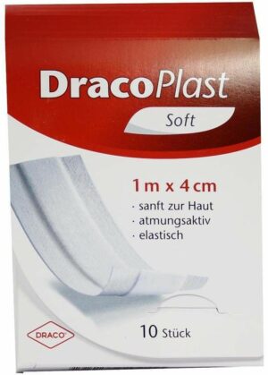 Dracoplast Soft 1 Pflaster 1 M X 4 cm