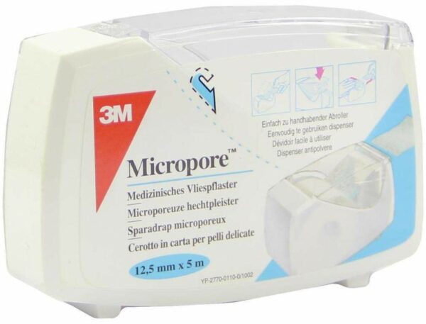 3m Micropore Medizinisches Vliespflaster 5 M X 12